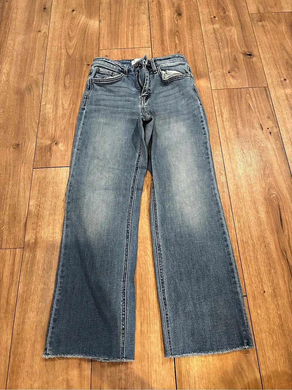 Verve Wide Leg Jeans in Blue Waist 26